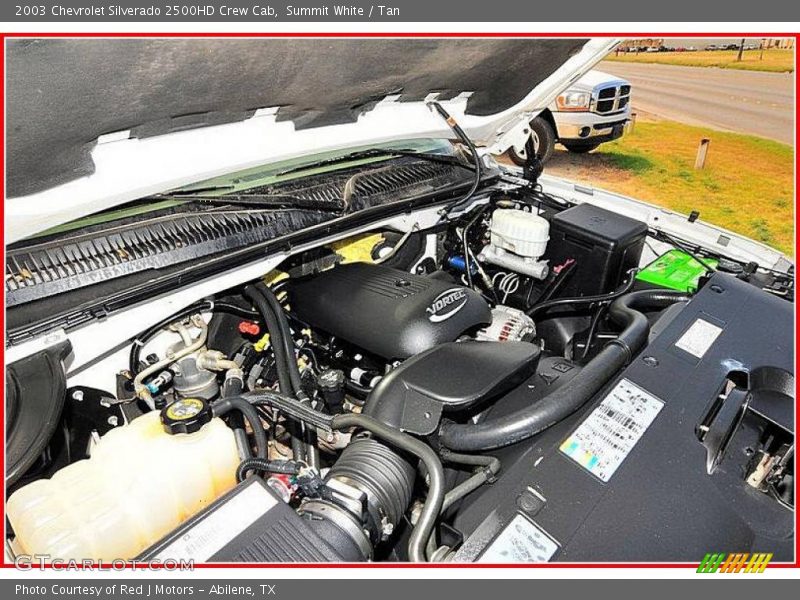 Summit White / Tan 2003 Chevrolet Silverado 2500HD Crew Cab