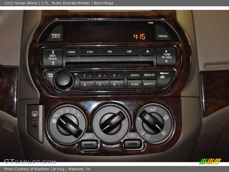 Mystic Emerald Metallic / Blond Beige 2002 Nissan Altima 2.5 SL