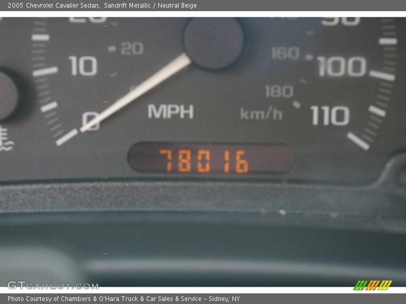 Sandrift Metallic / Neutral Beige 2005 Chevrolet Cavalier Sedan