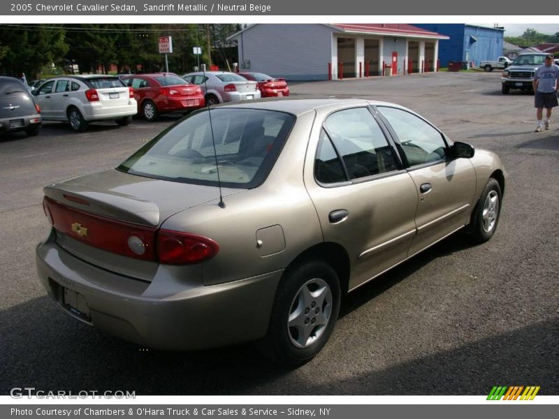 Sandrift Metallic / Neutral Beige 2005 Chevrolet Cavalier Sedan