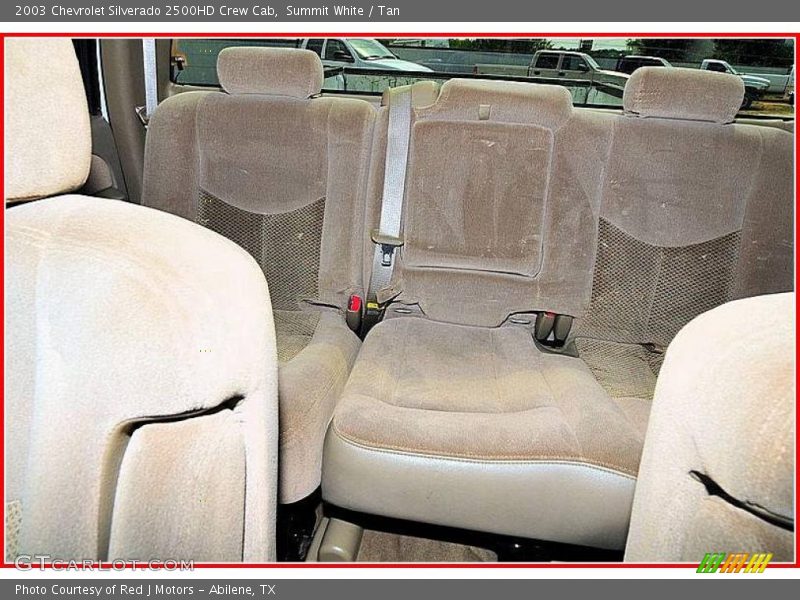 Summit White / Tan 2003 Chevrolet Silverado 2500HD Crew Cab