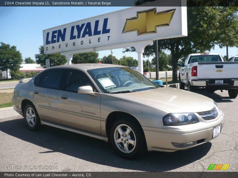 Sandstone Metallic / Neutral Beige 2004 Chevrolet Impala LS