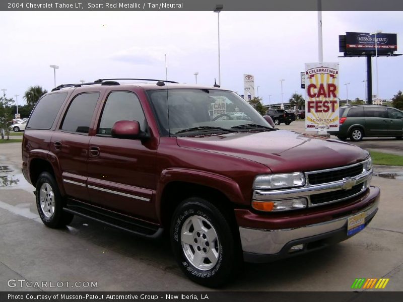 Sport Red Metallic / Tan/Neutral 2004 Chevrolet Tahoe LT