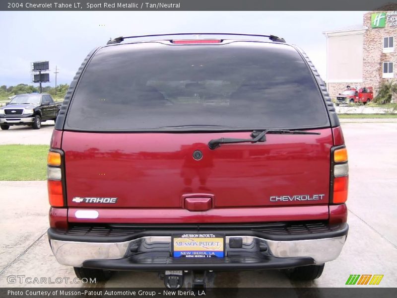 Sport Red Metallic / Tan/Neutral 2004 Chevrolet Tahoe LT