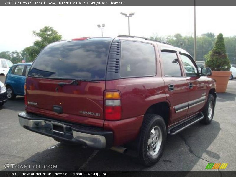Redfire Metallic / Gray/Dark Charcoal 2003 Chevrolet Tahoe LS 4x4
