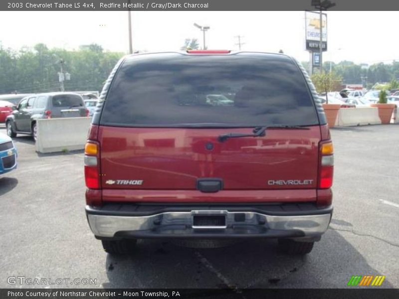 Redfire Metallic / Gray/Dark Charcoal 2003 Chevrolet Tahoe LS 4x4