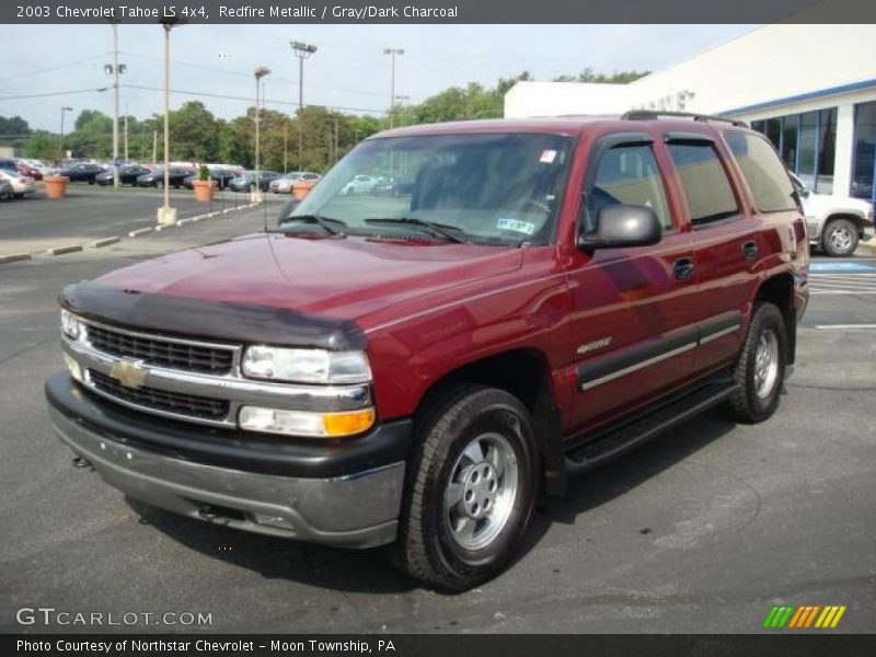 Redfire Metallic / Gray/Dark Charcoal 2003 Chevrolet Tahoe LS 4x4