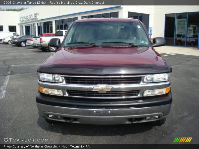 Redfire Metallic / Gray/Dark Charcoal 2003 Chevrolet Tahoe LS 4x4