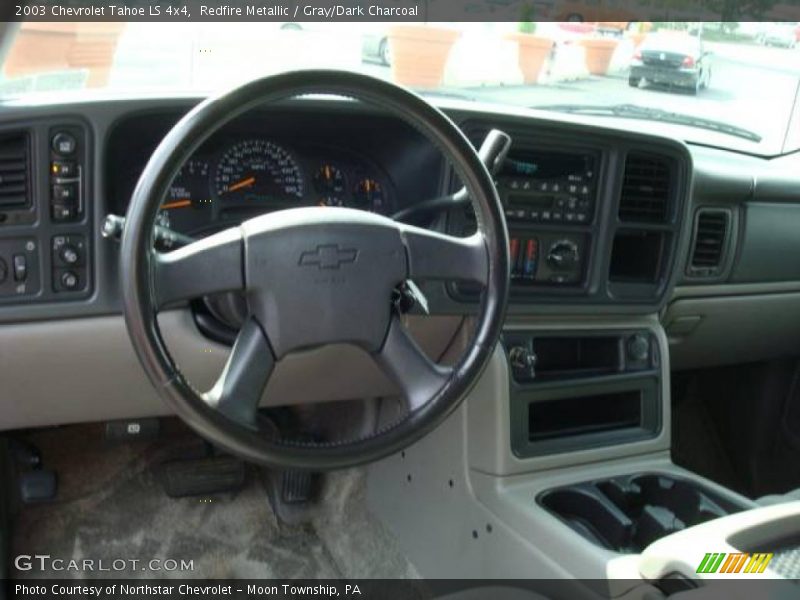 Redfire Metallic / Gray/Dark Charcoal 2003 Chevrolet Tahoe LS 4x4