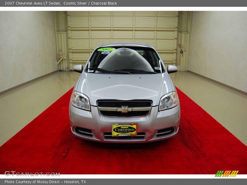 Cosmic Silver / Charcoal Black 2007 Chevrolet Aveo LT Sedan