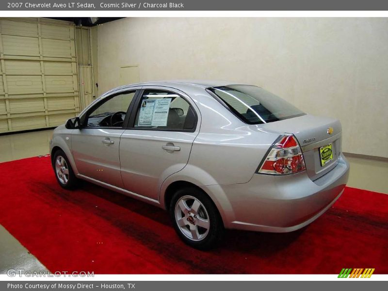 Cosmic Silver / Charcoal Black 2007 Chevrolet Aveo LT Sedan