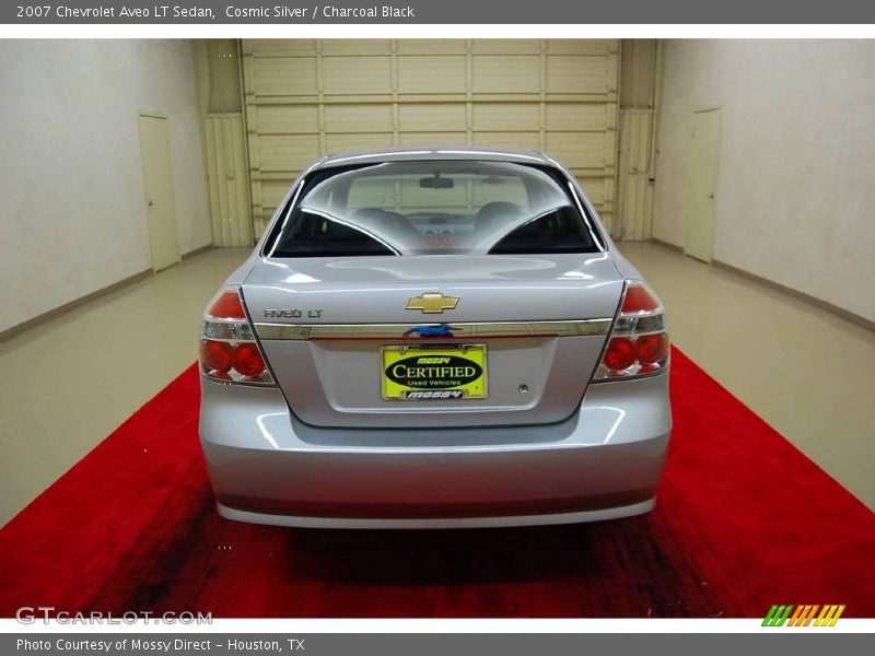 Cosmic Silver / Charcoal Black 2007 Chevrolet Aveo LT Sedan