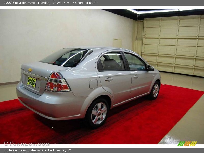 Cosmic Silver / Charcoal Black 2007 Chevrolet Aveo LT Sedan