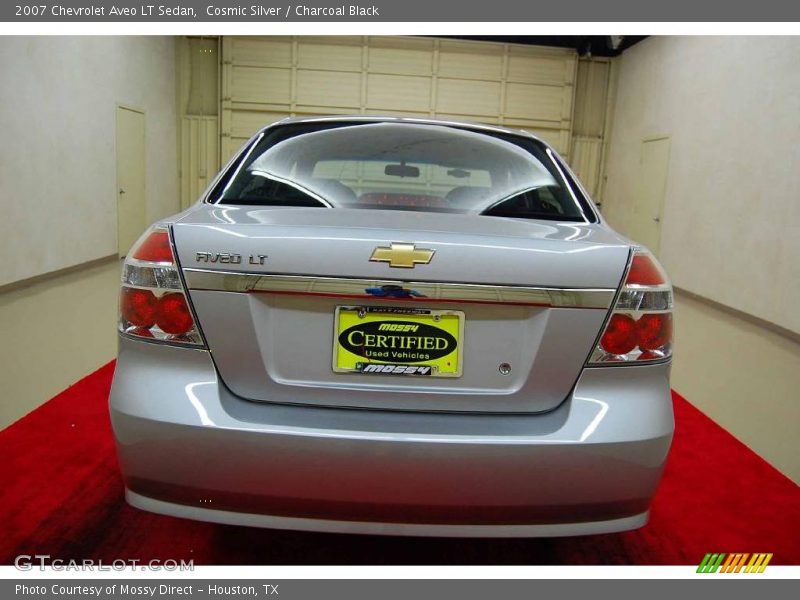 Cosmic Silver / Charcoal Black 2007 Chevrolet Aveo LT Sedan