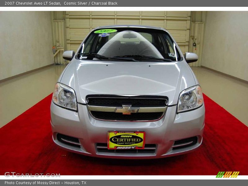 Cosmic Silver / Charcoal Black 2007 Chevrolet Aveo LT Sedan
