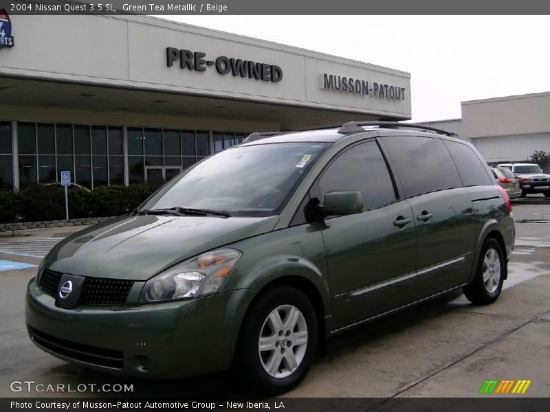 Green Tea Metallic / Beige 2004 Nissan Quest 3.5 SL