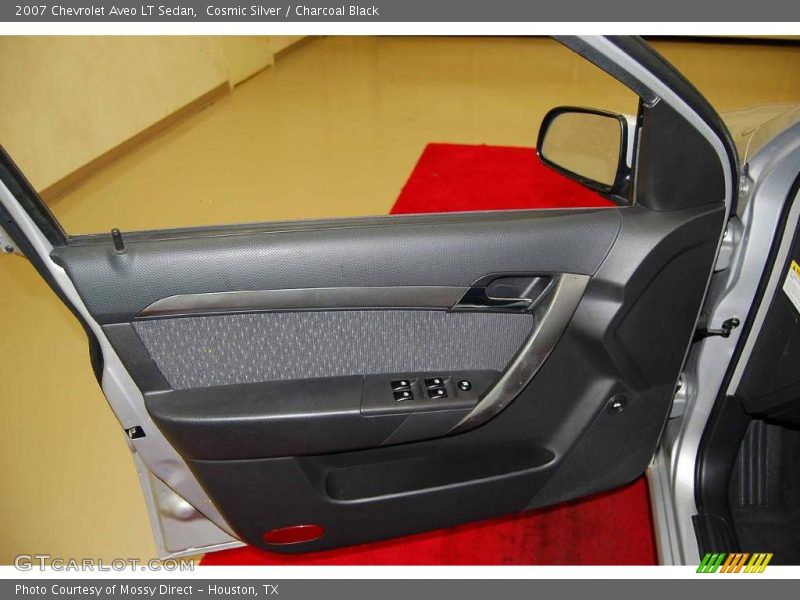 Cosmic Silver / Charcoal Black 2007 Chevrolet Aveo LT Sedan