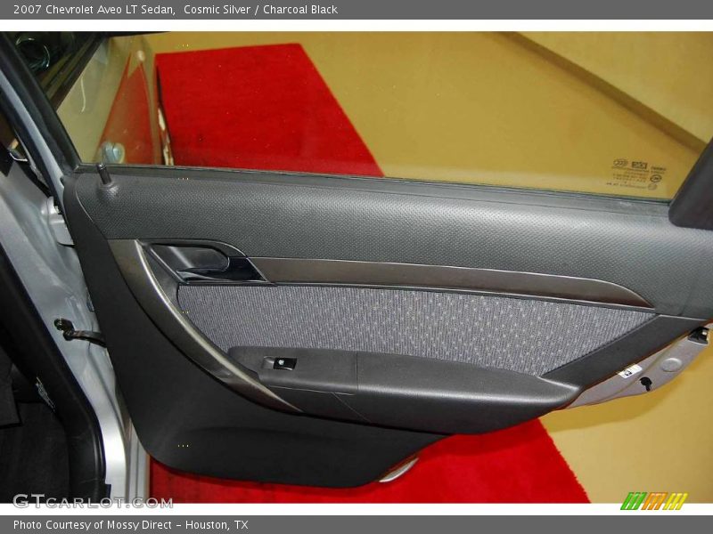 Cosmic Silver / Charcoal Black 2007 Chevrolet Aveo LT Sedan