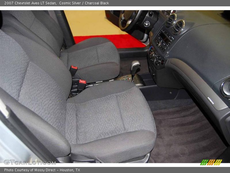 Cosmic Silver / Charcoal Black 2007 Chevrolet Aveo LT Sedan