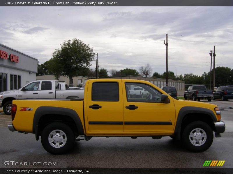 Yellow / Very Dark Pewter 2007 Chevrolet Colorado LT Crew Cab