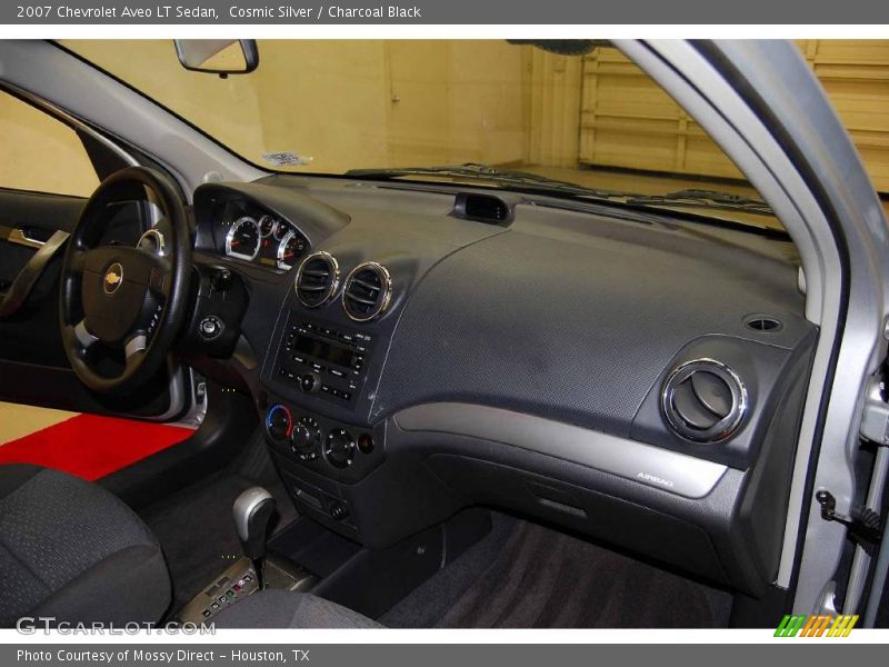 Cosmic Silver / Charcoal Black 2007 Chevrolet Aveo LT Sedan