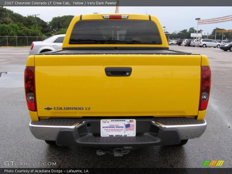 Yellow / Very Dark Pewter 2007 Chevrolet Colorado LT Crew Cab