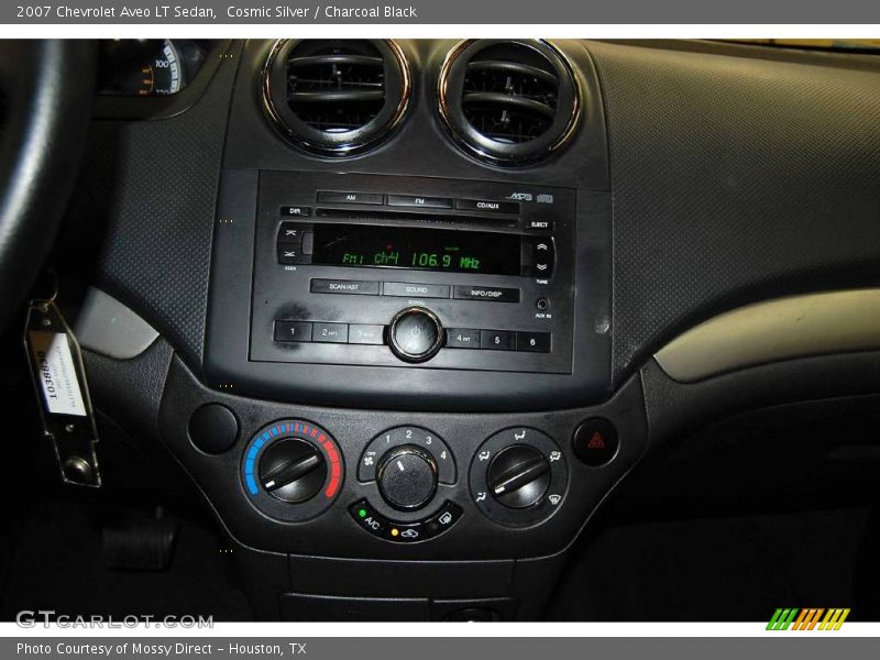 Cosmic Silver / Charcoal Black 2007 Chevrolet Aveo LT Sedan