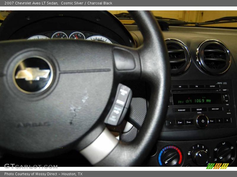 Cosmic Silver / Charcoal Black 2007 Chevrolet Aveo LT Sedan