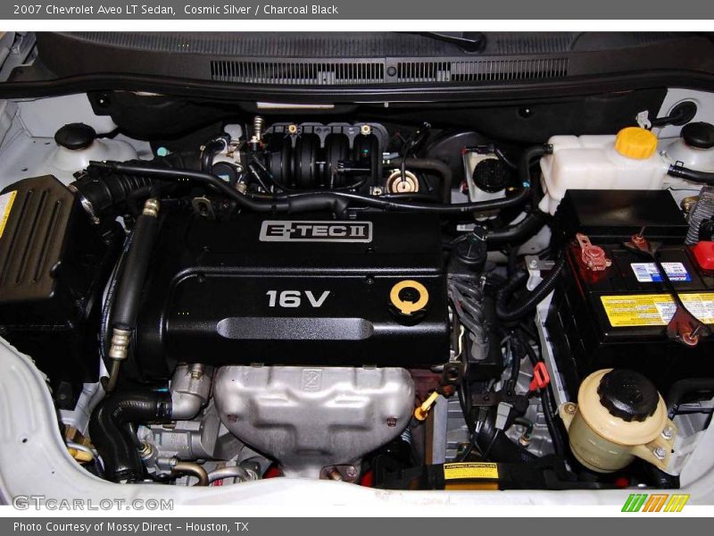 Cosmic Silver / Charcoal Black 2007 Chevrolet Aveo LT Sedan