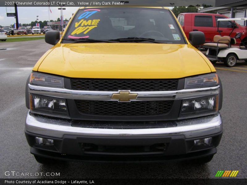Yellow / Very Dark Pewter 2007 Chevrolet Colorado LT Crew Cab