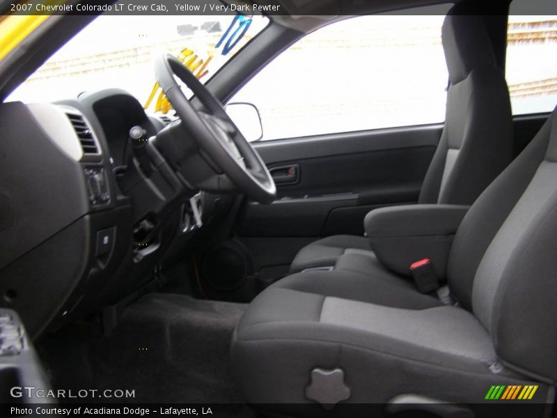 Yellow / Very Dark Pewter 2007 Chevrolet Colorado LT Crew Cab