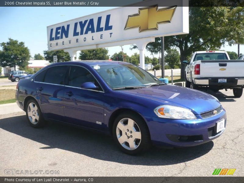Laser Blue Metallic / Gray 2006 Chevrolet Impala SS
