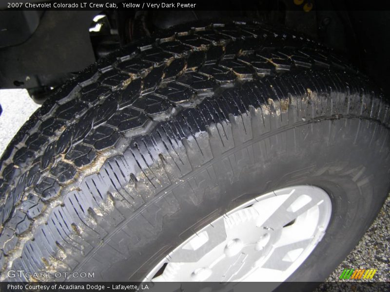 Yellow / Very Dark Pewter 2007 Chevrolet Colorado LT Crew Cab