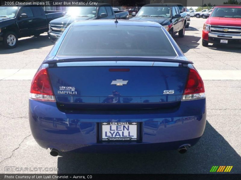 Laser Blue Metallic / Gray 2006 Chevrolet Impala SS