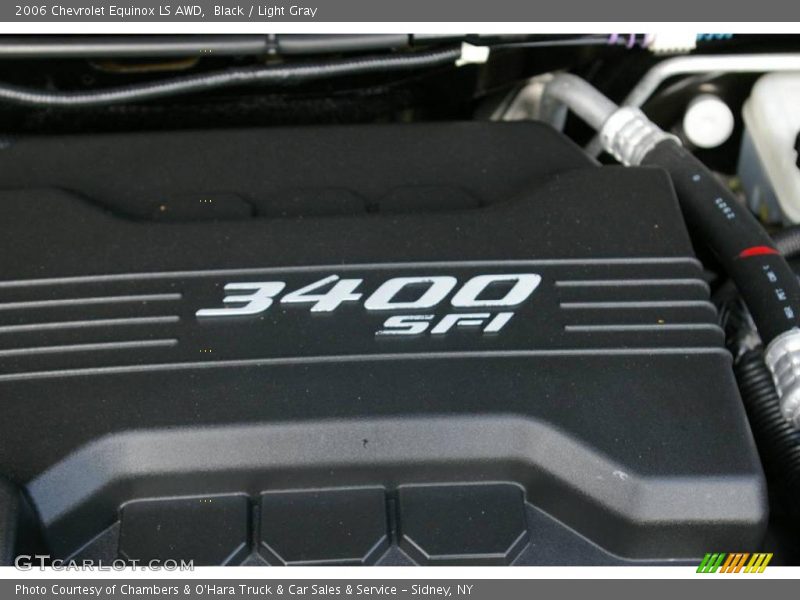 Black / Light Gray 2006 Chevrolet Equinox LS AWD