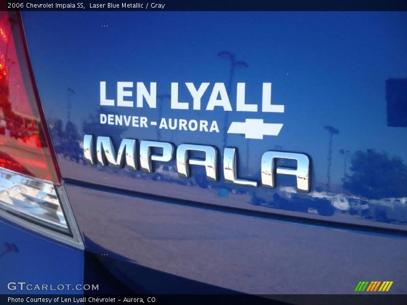 Laser Blue Metallic / Gray 2006 Chevrolet Impala SS