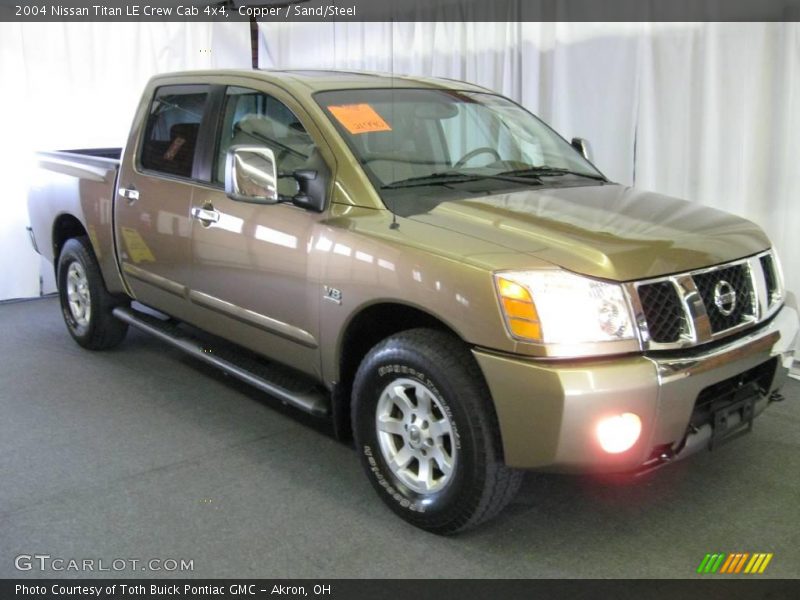 Copper / Sand/Steel 2004 Nissan Titan LE Crew Cab 4x4