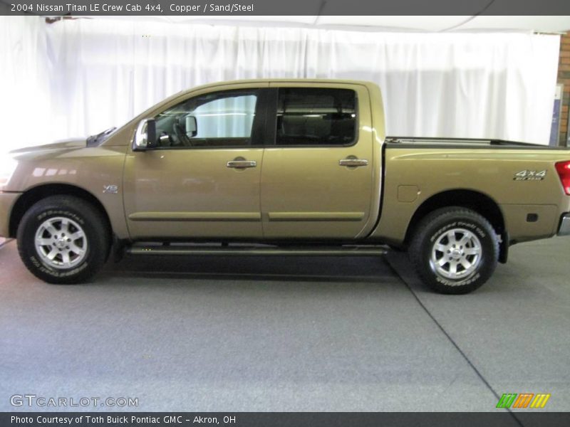 Copper / Sand/Steel 2004 Nissan Titan LE Crew Cab 4x4