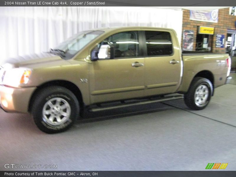 Copper / Sand/Steel 2004 Nissan Titan LE Crew Cab 4x4