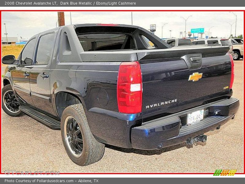 Dark Blue Metallic / Ebony/Light Cashmere 2008 Chevrolet Avalanche LT