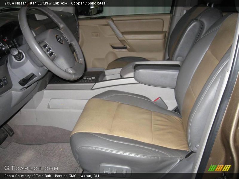 Copper / Sand/Steel 2004 Nissan Titan LE Crew Cab 4x4