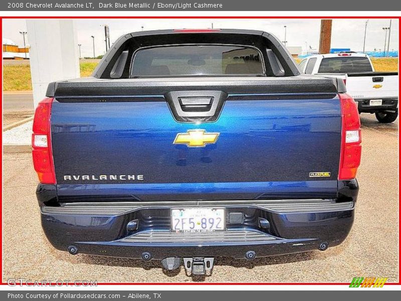 Dark Blue Metallic / Ebony/Light Cashmere 2008 Chevrolet Avalanche LT