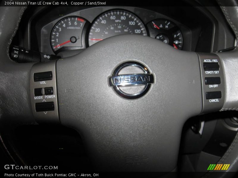 Copper / Sand/Steel 2004 Nissan Titan LE Crew Cab 4x4