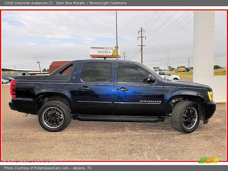 Dark Blue Metallic / Ebony/Light Cashmere 2008 Chevrolet Avalanche LT