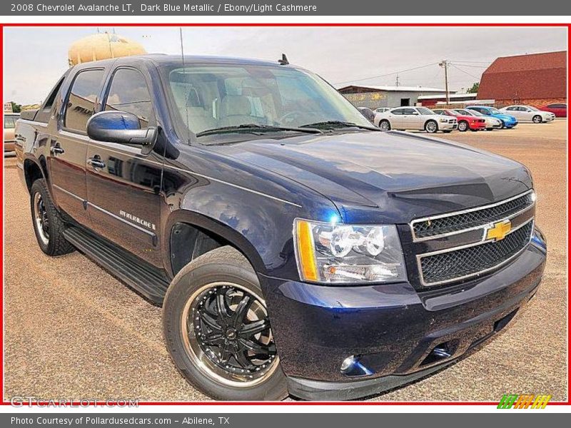 Dark Blue Metallic / Ebony/Light Cashmere 2008 Chevrolet Avalanche LT