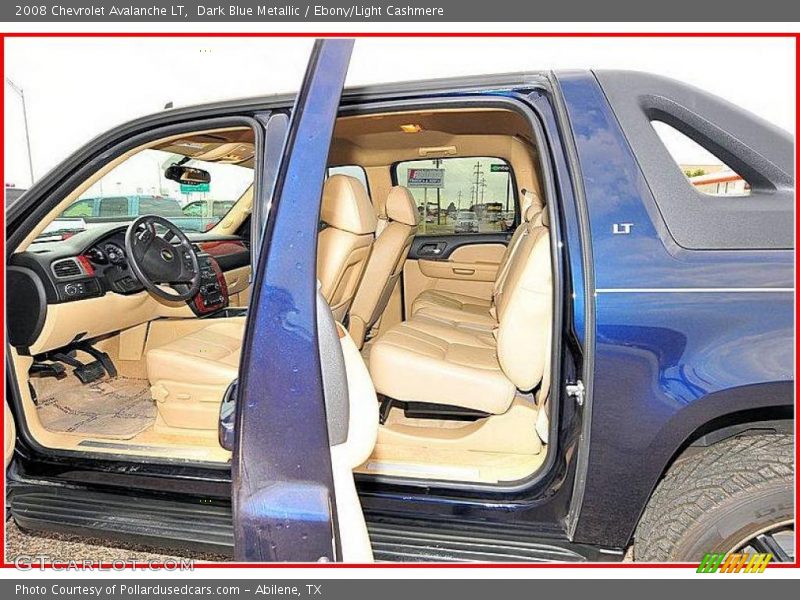 Dark Blue Metallic / Ebony/Light Cashmere 2008 Chevrolet Avalanche LT