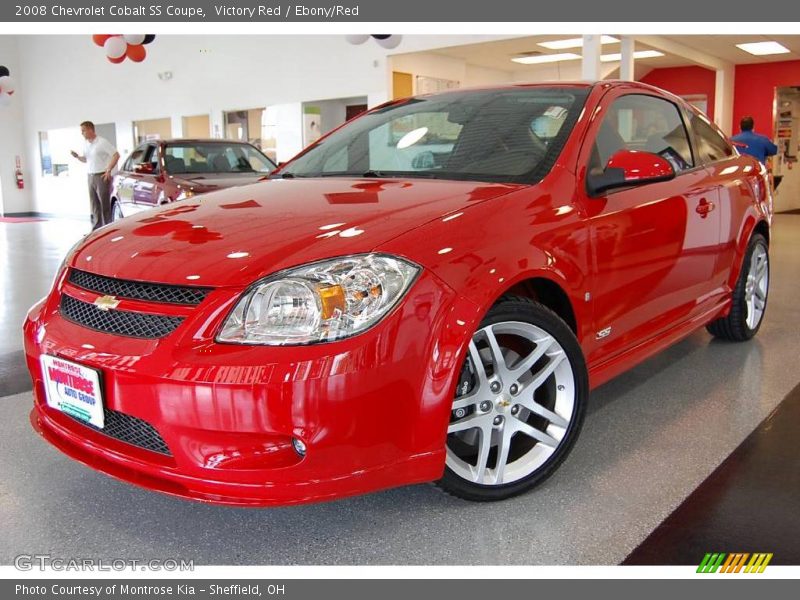 Victory Red / Ebony/Red 2008 Chevrolet Cobalt SS Coupe