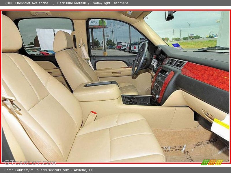Dark Blue Metallic / Ebony/Light Cashmere 2008 Chevrolet Avalanche LT