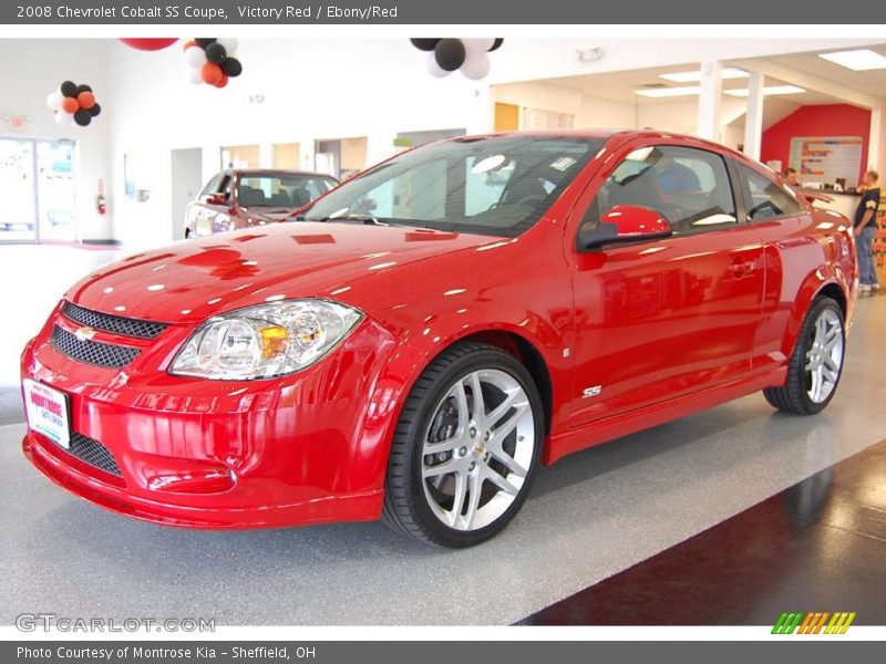 Victory Red / Ebony/Red 2008 Chevrolet Cobalt SS Coupe