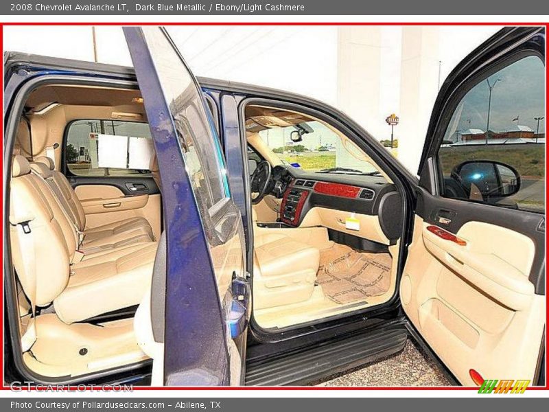 Dark Blue Metallic / Ebony/Light Cashmere 2008 Chevrolet Avalanche LT